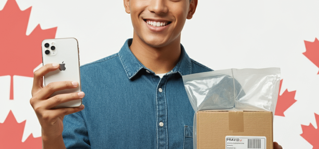 How to sell your iPhone in Brampton — quote, ship, get paid, with WeFixAll watermark