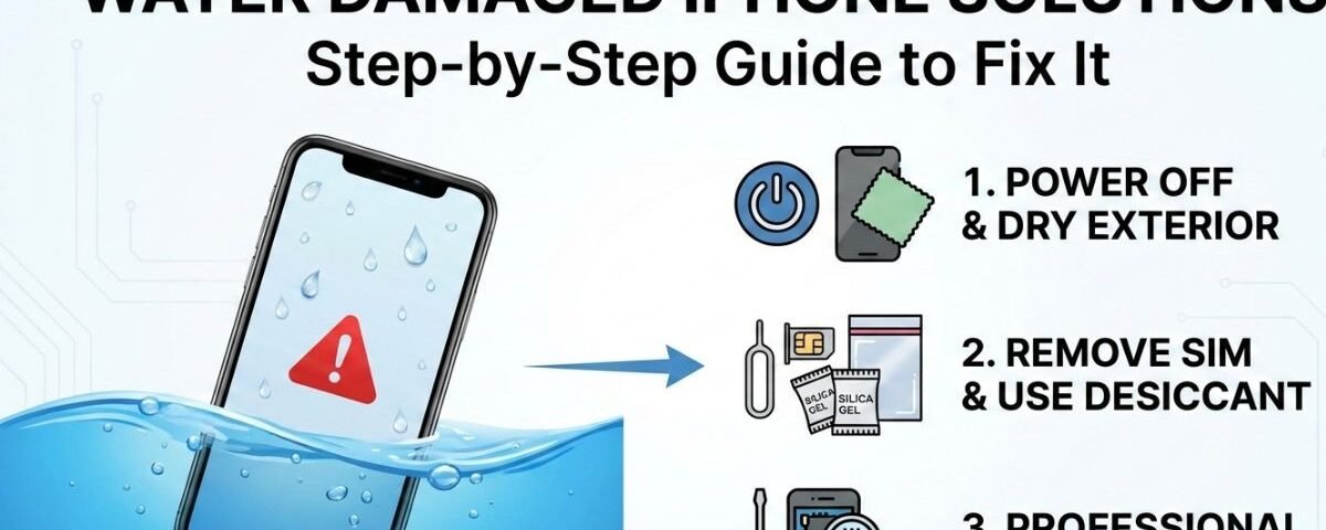 Water Damaged iPhone Solutions Step-by-Step Guide to Fix It