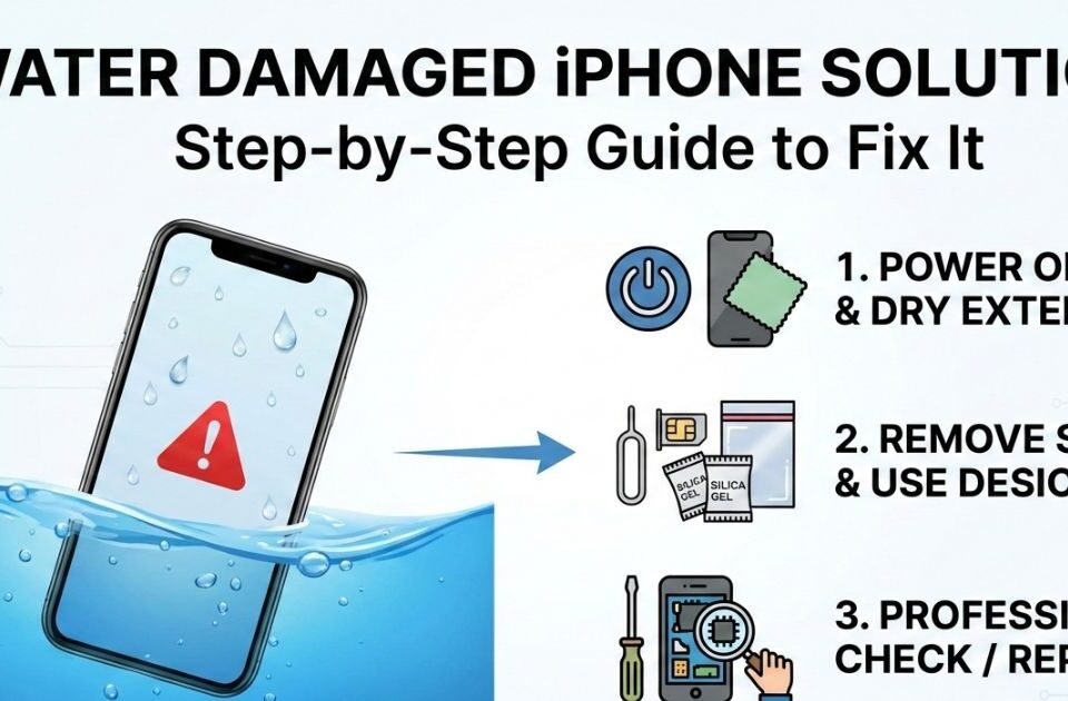 Water Damaged iPhone Solutions Step-by-Step Guide to Fix It