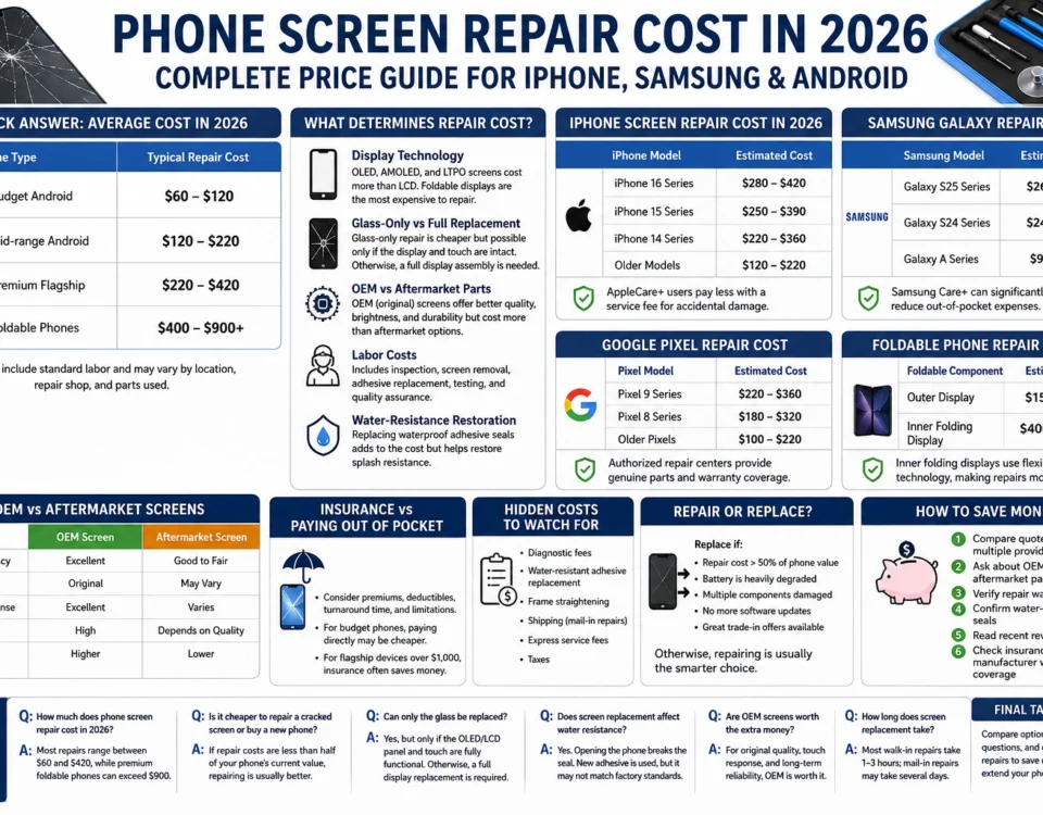 Phone Screen Repair Cost