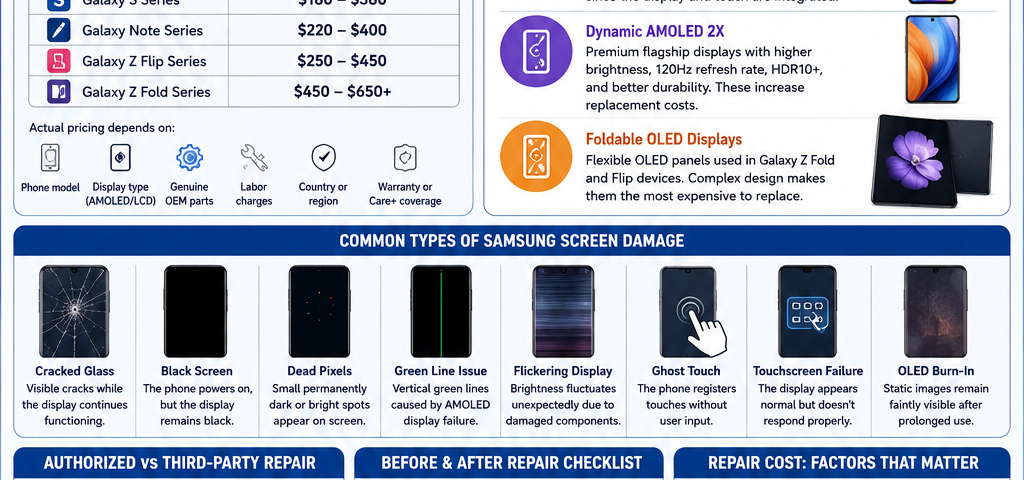 Samsung Screen Repair Cost Guide