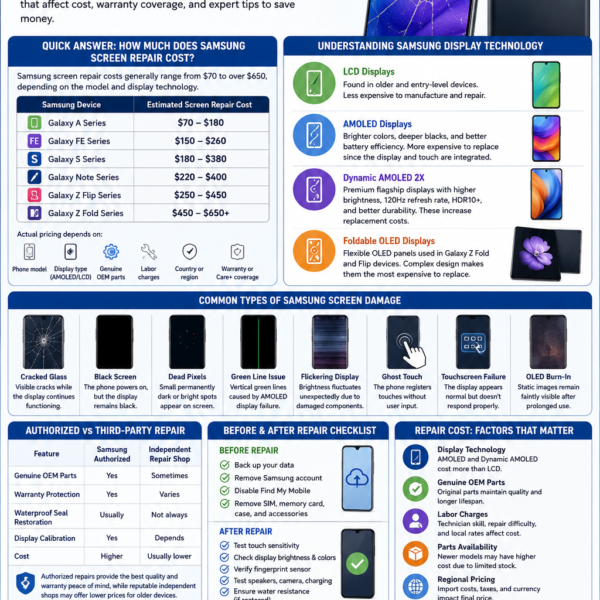 Samsung Screen Repair Cost Guide