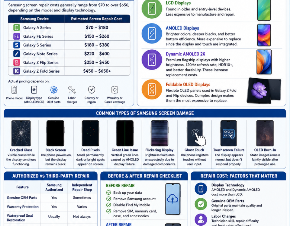 Samsung Screen Repair Cost Guide