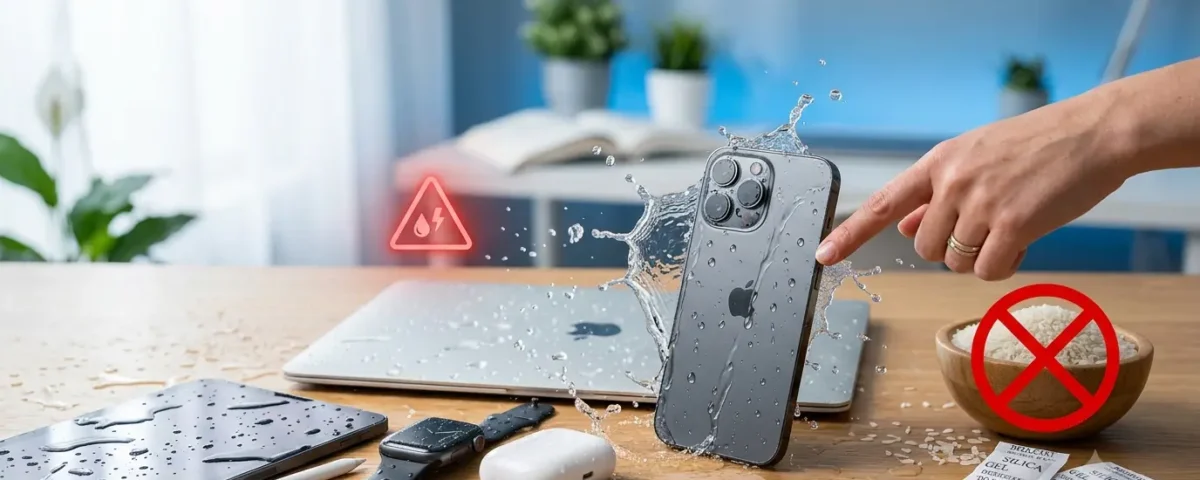 Water Damage First Aid for Your Devices